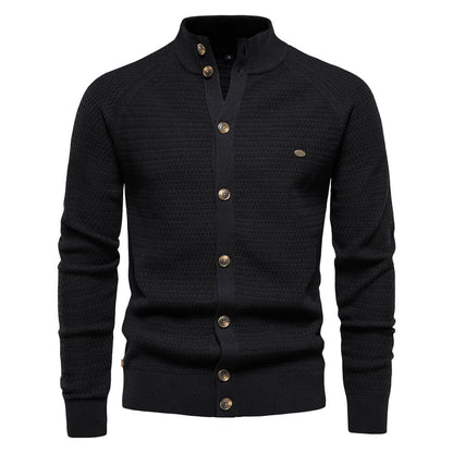 100% Cotton Cardigan - Italian Elegance